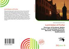 Lord Aston of Forfar kitap kapağı