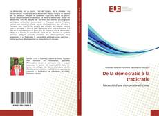 Bookcover of De la démocratie à la tradicratie
