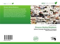 Couverture de Greece–Serbia Relations