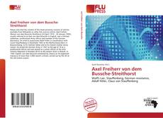 Axel Freiherr von dem Bussche-Streithorst的封面