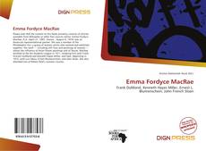 Bookcover of Emma Fordyce MacRae