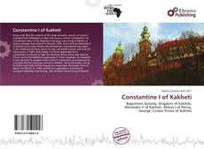 Buchcover von Constantine I of Kakheti
