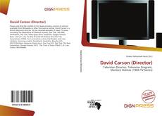 Bookcover of David Carson (Director)