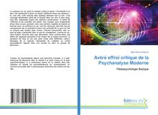 Avéré effroi critique de la Psychanalyse Moderne kitap kapağı