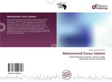 Portada del libro de Mohammad Yunus Saleem
