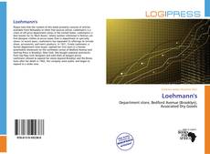 Capa do livro de Loehmann's 