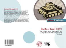 Portada del libro de Battle of Brody (1941)