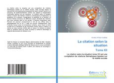 Buchcover von La citation selon la situation Tome XII