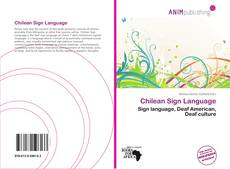 Couverture de Chilean Sign Language