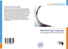 Capa do livro de Maritime Sign Language 