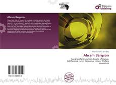 Buchcover von Abram Bergson
