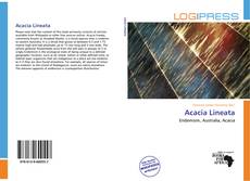 Capa do livro de Acacia Lineata 