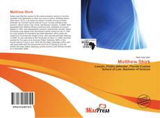 Bookcover of Matthew Shirk