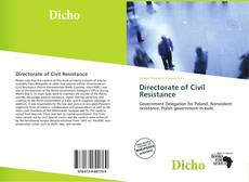 Buchcover von Directorate of Civil Resistance