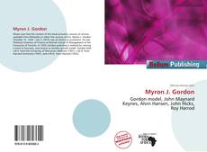 Borítókép a  Myron J. Gordon - hoz
