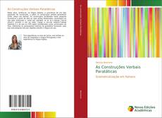 Portada del libro de As Construções Verbais Paratáticas