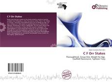 Buchcover von C F Orr Stakes