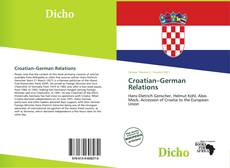Croatian–German Relations的封面