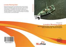 Bookcover of London Rowing Club