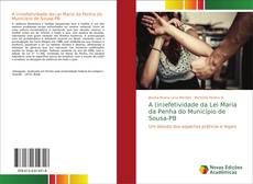 Buchcover von A (in)efetividade da Lei Maria da Penha do Município de Sousa-PB