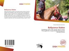 Bookcover of Ballycorus Stakes