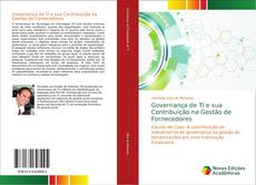 Capa do livro de Governança de TI e sua Contribuição na Gestão de Fornecedores 