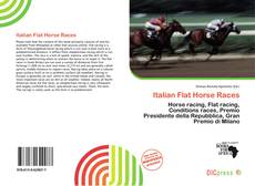 Portada del libro de Italian Flat Horse Races