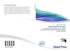 Bernhard Förster kitap kapağı