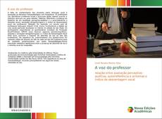 Bookcover of A voz do professor