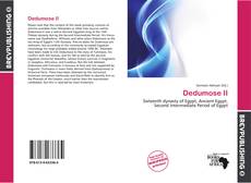 Dedumose II kitap kapağı