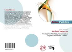 Bookcover of Frithjof Schuon