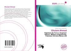 Capa do livro de Ghulam Ahmad 