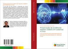 Buchcover von Preservação de evidências digitais voláteis em sistemas in vivo