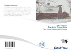 Capa do livro de Banksia Oreophila 
