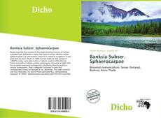 Copertina di Banksia Subser. Sphaerocarpae