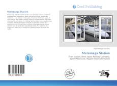 Portada del libro de Matsunaga Station