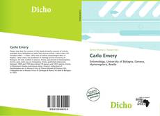 Portada del libro de Carlo Emery