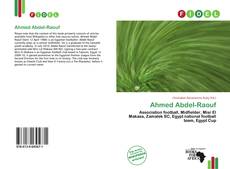 Copertina di Ahmed Abdel-Raouf