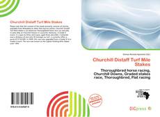 Churchill Distaff Turf Mile Stakes的封面