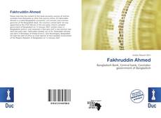 Fakhruddin Ahmed kitap kapağı