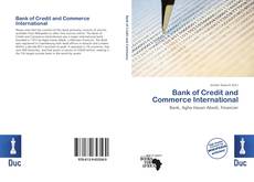 Copertina di Bank of Credit and Commerce International