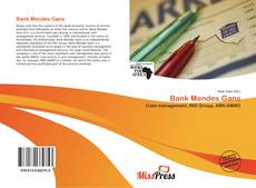 Bank Mendes Gans的封面
