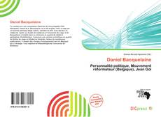 Portada del libro de Daniel Bacquelaine