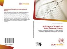 Bookcover of Holdings of American International Group