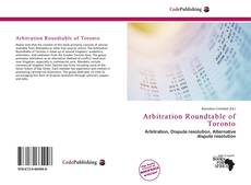 Capa do livro de Arbitration Roundtable of Toronto 