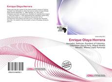 Capa do livro de Enrique Olaya Herrera 