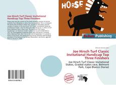 Portada del libro de Joe Hirsch Turf Classic Invitational Handicap Top Three Finishers