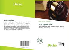 Mortgage Law kitap kapağı