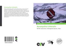 Bookcover of Acronychia Littoralis