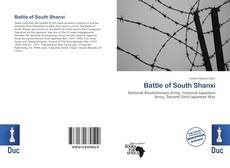 Bookcover of Battle of South Shanxi